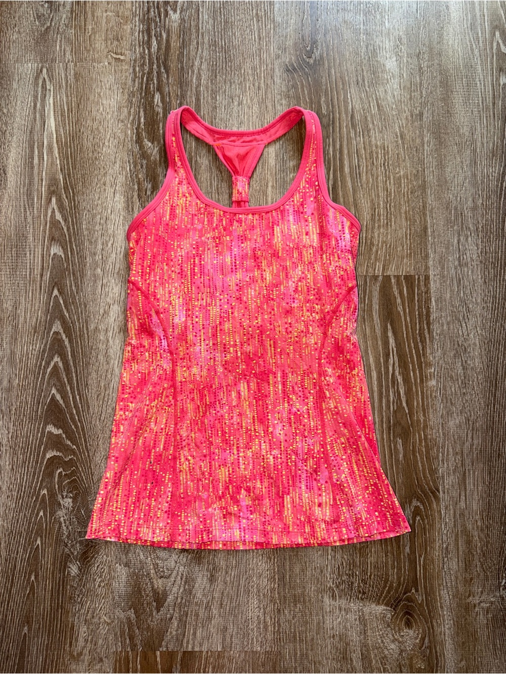 Vintage Y2K Women's Pink Racerback Tank Top